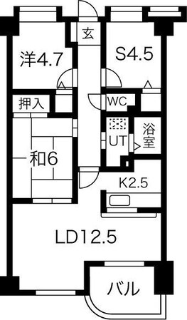 服部天神駅 徒歩7分 3階の物件間取画像